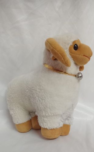 Plush White Sheep Soft Toy, Color : Brown