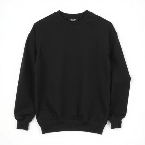 Plain Mens Poly Cotton Fleece Sweatshirts, Sleeve Style : Full Sleeve