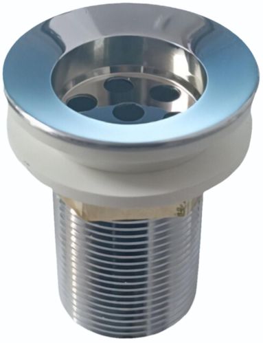 Standard Brass Chrome Waste Coupling with Threaded Base