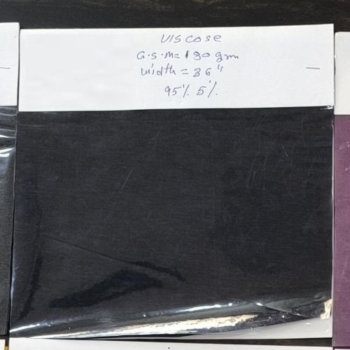 Plain 180 GSM Black Viscose Fabric, Technics : Machine Made