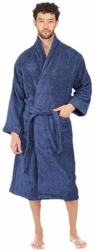 Microfibre Men Plain Cotton Bath Robe