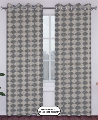 Berlin Jacquard Curtain – Grey | Design no.1006 | SR.no. 27 | Ring Style