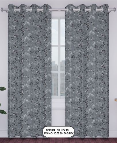 Berlin Jacquard Curtain – D-Grey | Design no.1001 | SR.no. 13 | Ring Style
