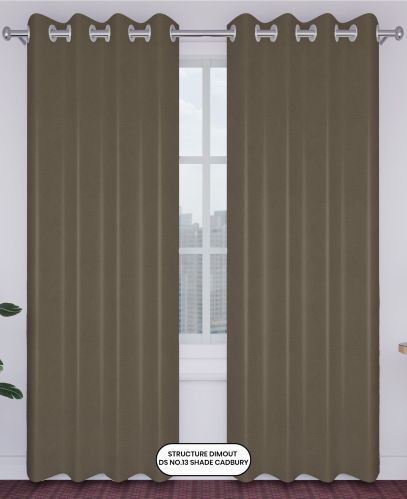 Structure Dimout Design 13 Shade Cadbury Polyester Curtains