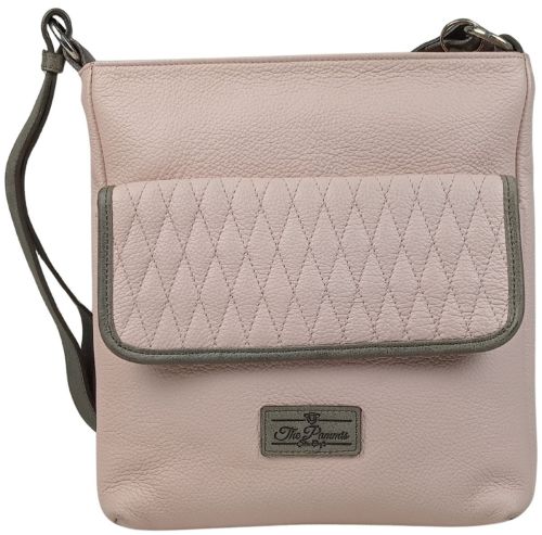 Trimurthi Leather Baby Pink Women Side Bags