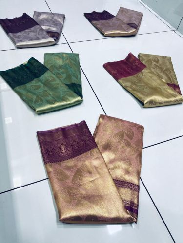 RST-044 Pure Silk Kanjivaram Saree, Saree Length : 5.50m