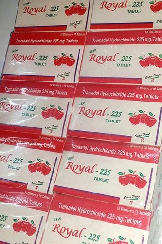 Royal-225-tramadol, Form : Tablets, Packaging Type : Box