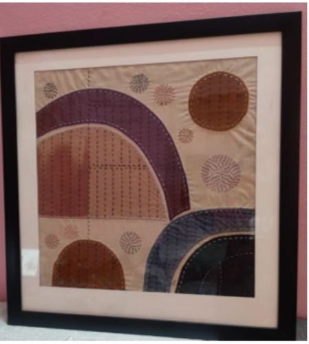 Curved Cosmic Abstract Art Geometric