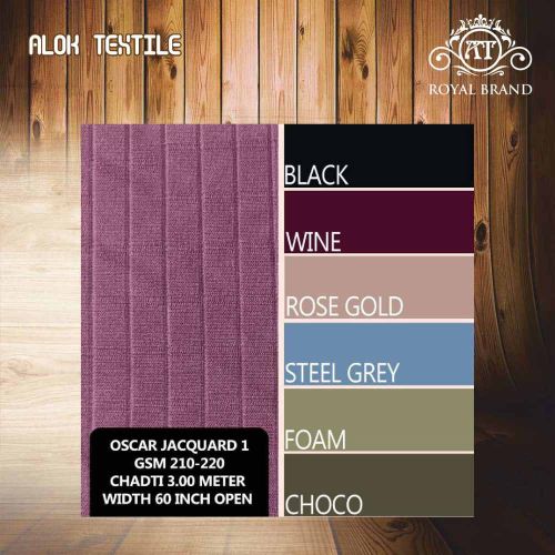 Royal Brand 310 GSM Jacquard Polyester Fabric