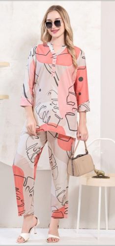 Women's Premium Rayon Printed Night Suit Set