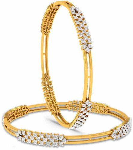 18 Carat Diamond Gold Bangles