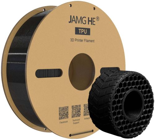 Jamg-he Jamg He TPU Filament, Color : Black Standard