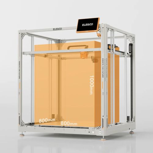 Elegoo Pla & ABS Orangestorm Giga 3d Printer, Power Source : Electric
