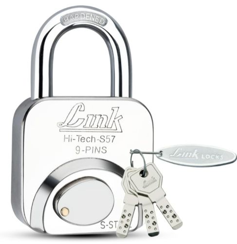 Polish Link Hi-tech S57mm Pad Lock, Shape : Rectangular