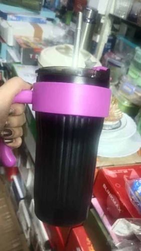 860ml Stainless Steel Insulated Tumbler, Color : Black & Purple