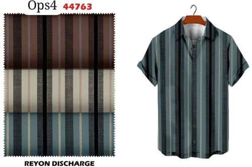 Printed 44763 Digital Rayon Shirting Fabric, Brand Name : ATM