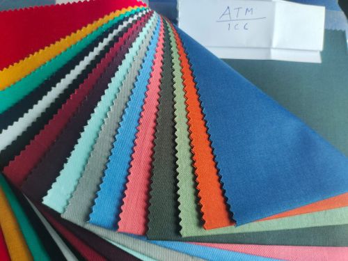Cotton Plain Twill Shirting Fabric, Brand Name : ATM