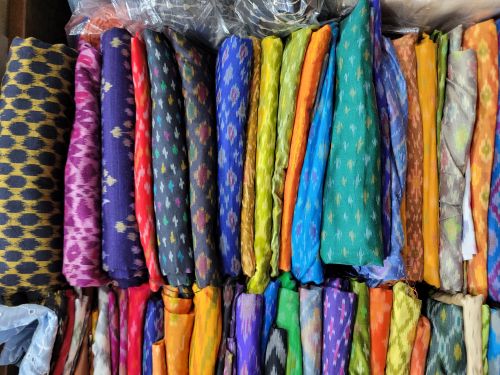 Ikkat Ikat Fabric