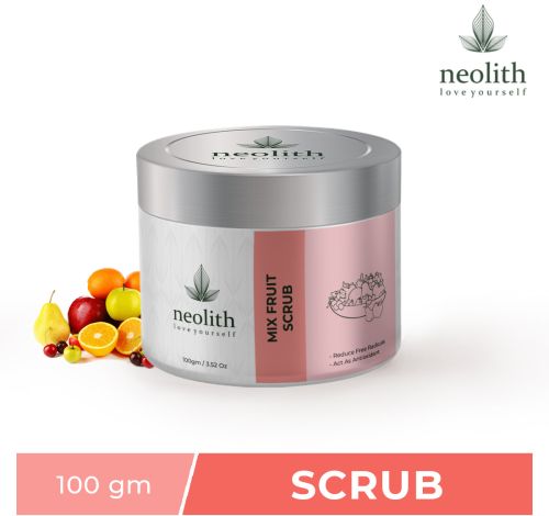 Mix Fruit Scrub || Paraben, Silicon & Sulphate Free 100gm