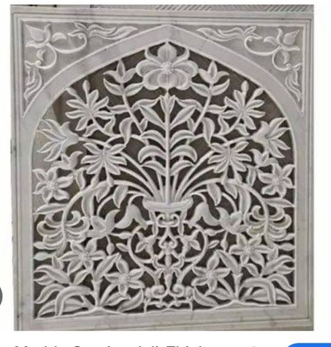 Decorative Sandstone Window Frames, Color : Off White