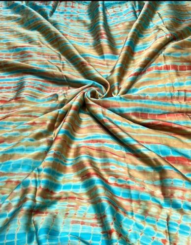 Plain modal satin tie dye fabric, Technics : Attractive Pattern