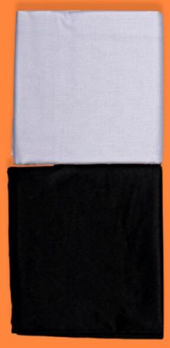 Plain Polyester Mens Hunter Pant Shirt Fabric, Color : White & Black