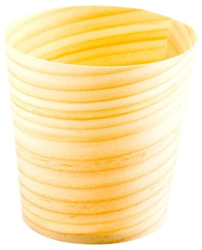 Pinewood Disposable Cup, Color : Light Brown for Drinking Bevarages