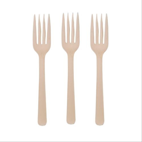 Sugarcane Bagasse Fork, Packaging Type : 25 Piece in Pack