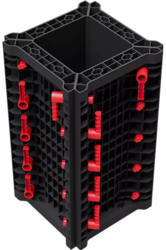 Non Polished Lightweight Reusable Insulated ABS Plastic Formwork