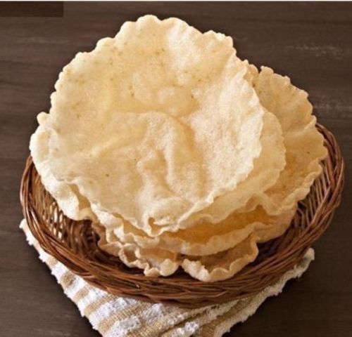 Crispy Potato Papad, Shape : Round, Packaging Type : Golden Brown