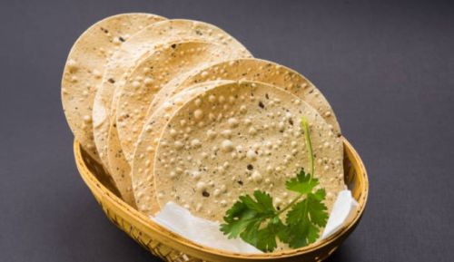 Black Gram Udad Papad, Shape : Round, Packaging Type : Light Yellow