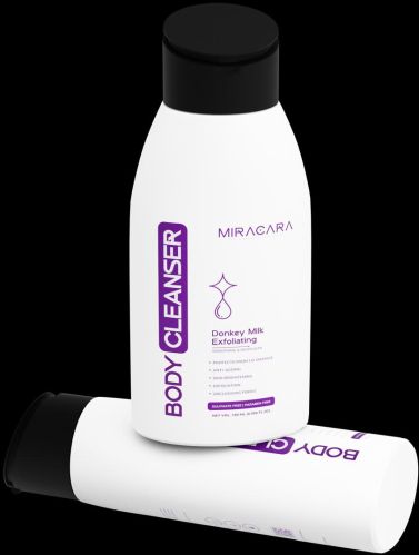 Miracara Donkey Milk Body Cleaner, Color : White, Form : Liquid
