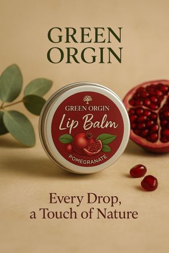 Pomegranate Lip Balm, Brand Name : Green orgin, Form : Paste