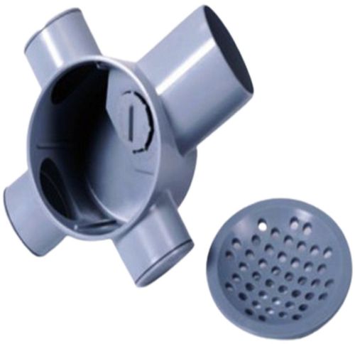 Coated Ozil PVC SWR Multi Floor Trap, Color : Grey