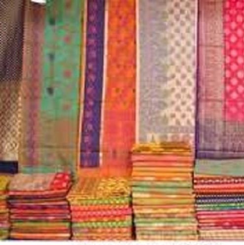 Same like saree. Unstitched Silk Fabric Sarees