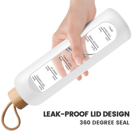 Filipx India Plain Glass Water Bottles, Color : Mix