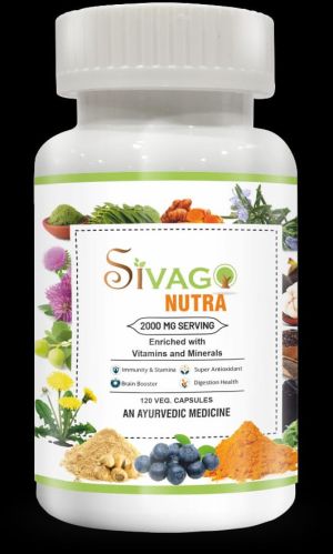 Sivago Nutra Herbal Capsules, Packaging Type : Green