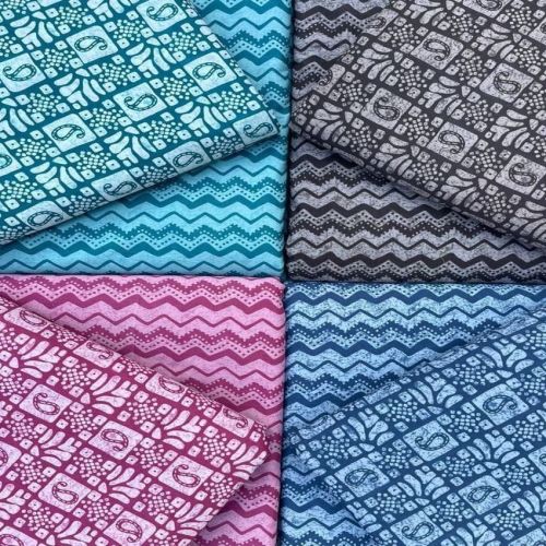 Dyed Printed Fabric, Technics : Machine Made