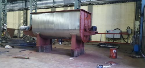 Semi Automatic Stainless Steel Ribbon Blender