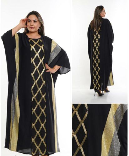 Turkish Abaya, Design : Long Sleeve, Packaging Type : Brown