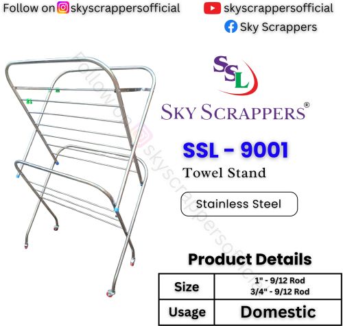 Sky Scrappers SS Floor Cloth Dryer Stand SSL-9001