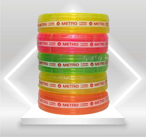 Metro Touch PVC Colour Transparent Pipe