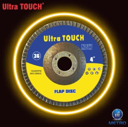 Ultra Touch Flap Wheel 4X60, Shape : Round
