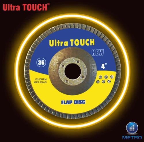 Ultra Touch Flap Wheel 5X80, Shape : Round