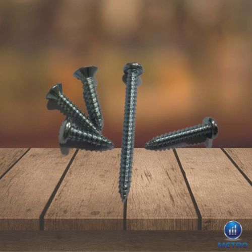 Sheet Metal Screw Philips Pan Baba, Color : Black for Fittings Use