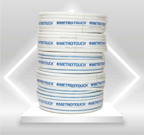 White Blue Line Pipe, Brand Name : METRO TOUCH