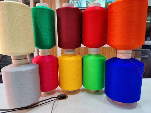 110 72 Dyed Polyester Yarn, Color : Multicolor