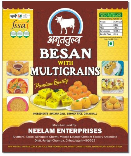 Besan, Packaging Type : Yellow, Form : Powder