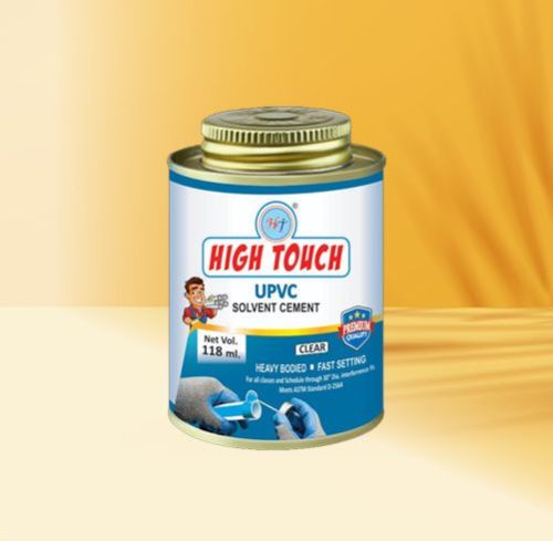 118ml High Touch UPVC Solvent Cement for Plumbing, Drainage, Diy Tasks