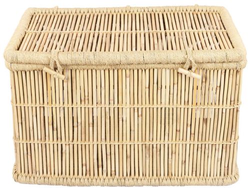 Al fly handmade bamboo laundry lid basket